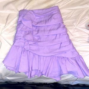 Light Purple Mini Skirt